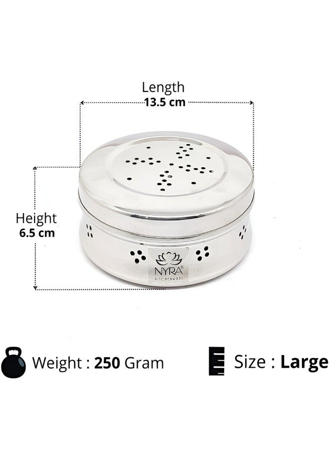 Nyra Kitchenware Silver Stainless Steel Dishwasher Safe Magnetic Fridge Container - Image 2